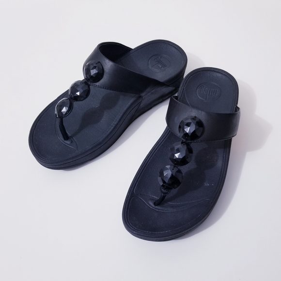 MICRO WOBBLEBOARD WEDGE FITFLOPS (FLIP FLOPS) - Picture 2 of 13